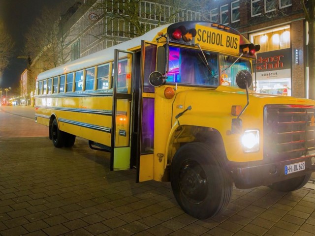 American School Party Bus image